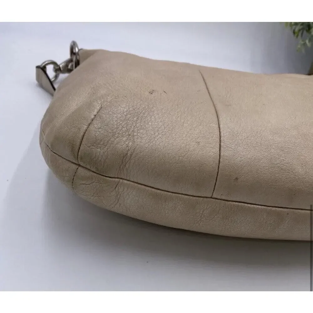 Coach 19303 Champagne Leather Hobo Style top Handle Shoulder Strap‎ BAG